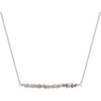 Eppi Goldener Choker mit rosa ungeschliffenen Diamanten Wandalee
