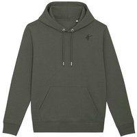 Human Family Bio Unisex Basic Hoodie - "HF" aus Bio-Baumwolle