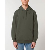 Human Family Bio Unisex Basic Hoodie - "HF" aus Bio-Baumwolle