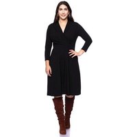 Ingoria EDDA knielanges Kleid mit Wickel-Ausschnitt