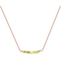 Eppi Goldener Choker mit ungeschliffenen gelben Diamanten Marte