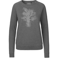 Peaces.bio - handbedruckte Biomode Bio Damen-Sweatshirt Chestnut