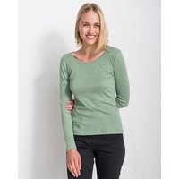 Alma & Lovis Ringel-Jerseyshirt aus Bio-Baumwolle | Melange Shirt
