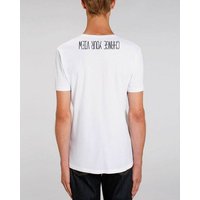 Human Family Bio Herren V-Neck-T-Shirt "Change your view" aus Bio-Baumwolle