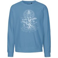 Peaces.bio - handbedruckte Biomode Bio Herren-Sweatshirt Ganesha