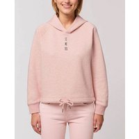 Human Family Kurzer Damen-Hoodie "Invent - LIMITED" aus Bio-Baumwolle