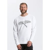 Peaces.bio - handbedruckte Biomode Bio Herren-Sweatshirt Sperber