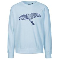Peaces.bio - handbedruckte Biomode Bio Herren-Sweatshirt Sperber