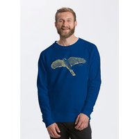Peaces.bio - handbedruckte Biomode Bio Herren-Sweatshirt Sperber