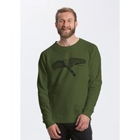 Peaces.bio - handbedruckte Biomode Bio Herren-Sweatshirt Sperber