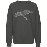Peaces.bio - handbedruckte Biomode Bio Herren-Sweatshirt Sperber
