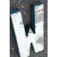 Moogoo Creative Africa Buchstabe A-Z aus recycelten Ölfässern -22cm- Post-Oil Industrial Upcycling