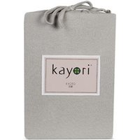 Kayori Kyoto - Spannbettlaken für Splittopper Matratze - Premium Jersey