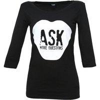 Lena Schokolade ASK MORE QUESTIONS - Sleeve Shirt schwarz