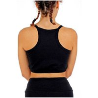 BAGHI Yoga Bustier/ Wendetop black-petrol aus Baumwolle