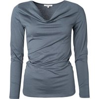 Alma & Lovis Langarmshirt mit Wasserfallausschnitt | Cascade Shirt