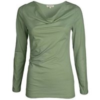 Alma & Lovis Langarmshirt mit Wasserfallausschnitt | Cascade Shirt