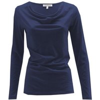 Alma & Lovis Langarmshirt mit Wasserfallausschnitt | Cascade Shirt