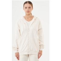 ORGANICATION ESSENTIALS-JALE- Soft Touch Sweatjacke aus Bio-Baumwolle