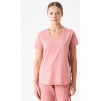 ORGANICATION ESSENTIALS-TUBA- Basic T-Shirt aus Bio-Baumwolle mit V-Ausschnitt