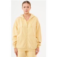 ORGANICATION ESSENTIALS-JALE- Soft Touch Sweatjacke aus Bio-Baumwolle