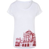 Spangeltangel Damenshirt "Opernhaus", T-Shirt bedruckt, Frauen, festlich leger
