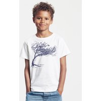 Peaces.bio - handbedruckte Biomode Bio-Kinder T-Shirt Windy Tree