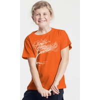 Peaces.bio - handbedruckte Biomode Bio-Kinder T-Shirt Windy Tree