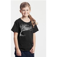 Peaces.bio - handbedruckte Biomode Bio-Kinder T-Shirt Windy Tree