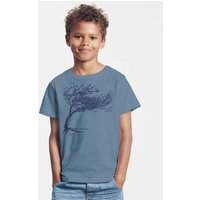 Peaces.bio - handbedruckte Biomode Bio-Kinder T-Shirt Windy Tree