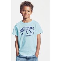 Peaces.bio - handbedruckte Biomode Bio-Kinder T-Shirt Be Careful
