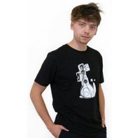 Spangeltangel T-Shirt "Soundschnecke", Herren, Bio-Baumwolle, Siebdruck, Musik