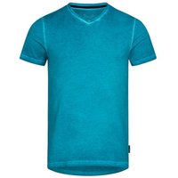 Lexi&Bö Herren Basic V-Neck mit Effektwaschung