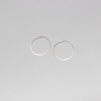 fejn jewelry Creole 'flat satin hoop M / L'