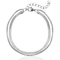 Cooles Armband in ca. 22 cm x 3 mm (inkl. 5cm Verlängerungskette) von Elektropulli