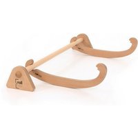 rollholz Barren & Klimmzugstange Set aus Holz für Türrahmen (ohne Bohren & Schrauben)