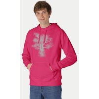 Peaces.bio - handbedruckte Biomode Bio-Herren-Kapuzensweater Chestnut