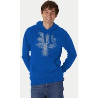 Peaces.bio - handbedruckte Biomode Bio-Herren-Kapuzensweater Chestnut