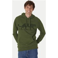 Peaces.bio - handbedruckte Biomode Bio-Herren-Kapuzensweater Leopard