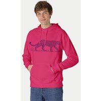 Peaces.bio - handbedruckte Biomode Bio-Herren-Kapuzensweater Leopard