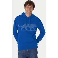 Peaces.bio - handbedruckte Biomode Bio-Herren-Kapuzensweater Leopard