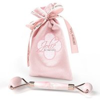 Jolie au naturel Rosenquarz Roller I Beautymassage Gesichtsroller I Anti-Aging Massage