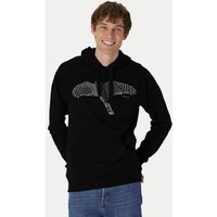 Peaces.bio - handbedruckte Biomode Bio-Herren-Kapuzensweater Sperber