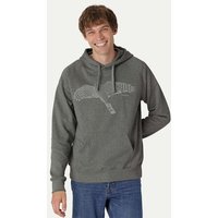 Peaces.bio - handbedruckte Biomode Bio-Herren-Kapuzensweater Sperber