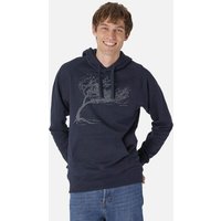 Peaces.bio - handbedruckte Biomode Bio-Herren-Kapuzensweater Windytree