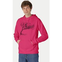Peaces.bio - handbedruckte Biomode Bio-Herren-Kapuzensweater Windytree
