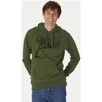 Peaces.bio - handbedruckte Biomode Bio-Herren-Kapuzensweater Windytree