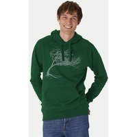 Peaces.bio - handbedruckte Biomode Bio-Herren-Kapuzensweater Windytree