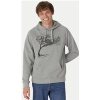 Peaces.bio - handbedruckte Biomode Bio-Herren-Kapuzensweater Windytree