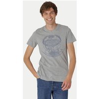 Peaces.bio - handbedruckte Biomode V-Neck Shirt Weltenesche Herren